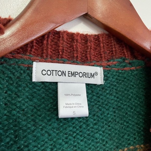 Striped Fall Cardigan Sweater - Picture 2 of 4